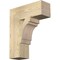 Ekena Millwork Merced Block Rough Sawn Bracket, Douglas Fir, 6"W x 18"D x 22"H BKT06X18X22MRC05RDF - alternate 1